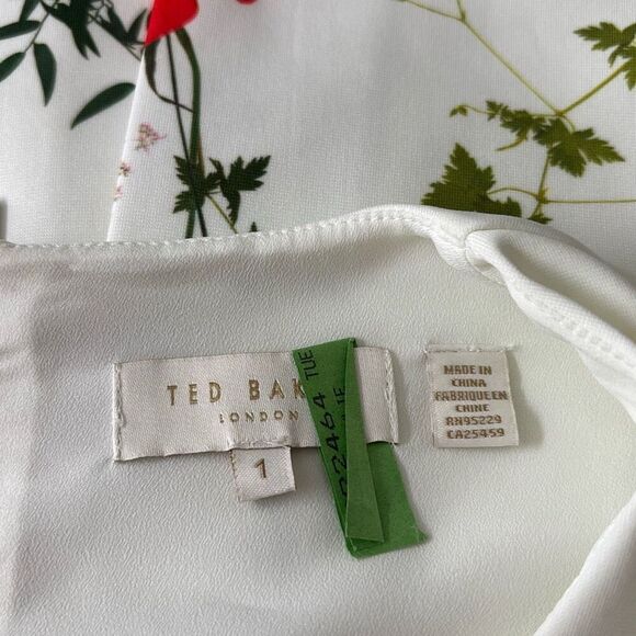 Ted Baker Wesa Hedgerow Dress Floral Sz 1 (US 4/XS) - Picture 10 of 14
